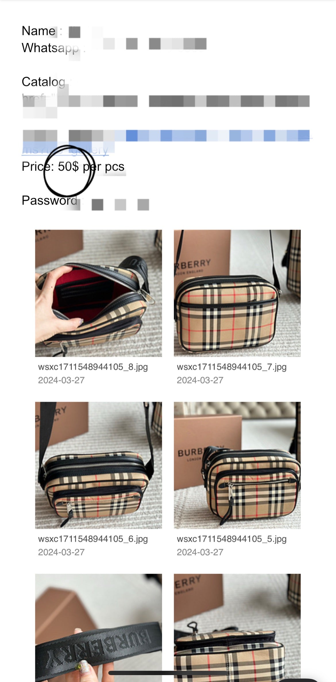 Fournisseur sacs luxe